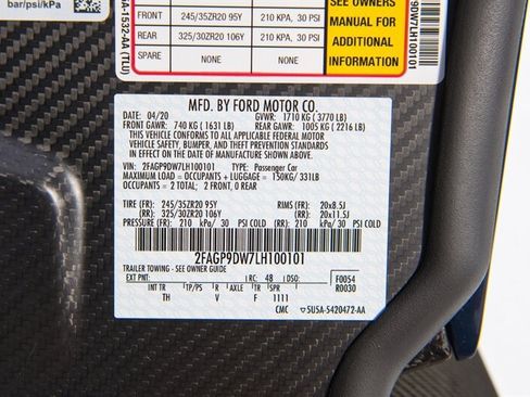 Used 2020 Ford GT Carbon Series RWD image 51