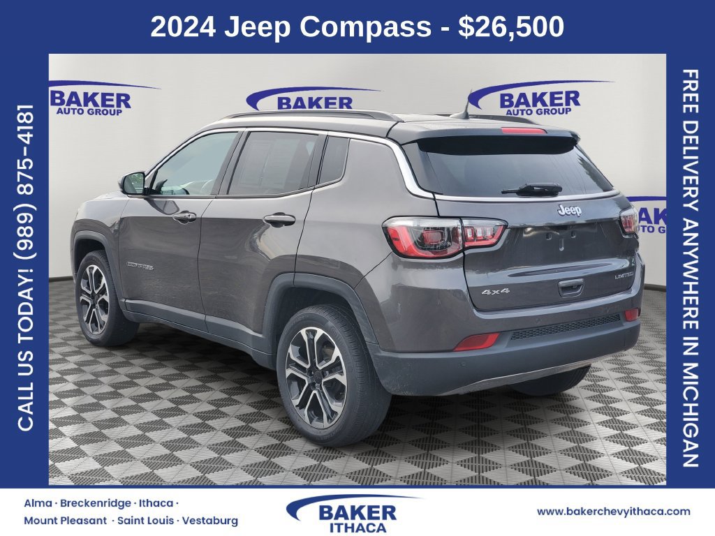 Used 2024 Jeep Compass Limited AWD/4WD image 3