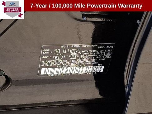 Certified 2025 Subaru Outback Wilderness AWD/4WD image 29