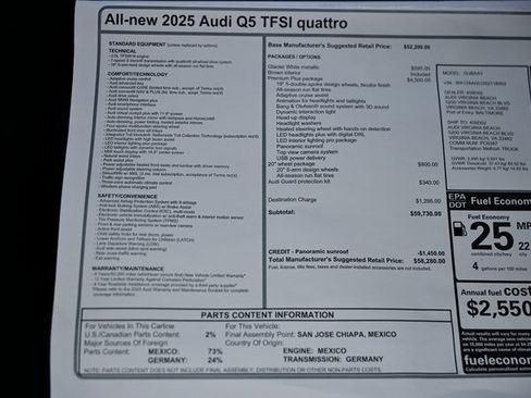 New 2025 Audi Q5 Premium Plus image 40