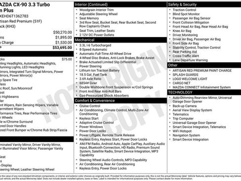 New 2026 MAZDA CX-90 3.3 Turbo w/ Premium Plus Pkg image 6