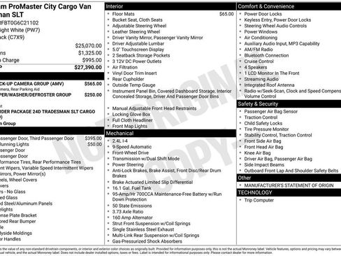 Used 2016 RAM ProMaster City Tradesman SLT w/ Rear Back-up Camera Group FWD image 12