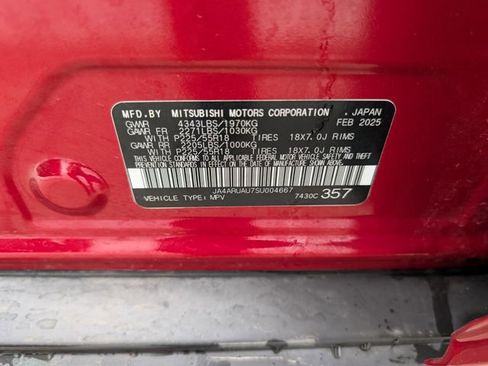 Used 2025 Mitsubishi Outlander Sport SE AWD/4WD image 24