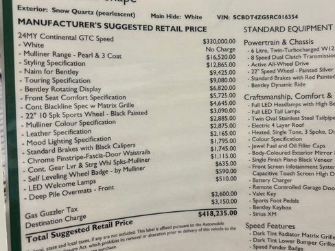 Used 2024 Bentley Continental GT Speed image 43