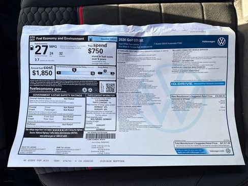 New 2026 Volkswagen GTI SE image 13