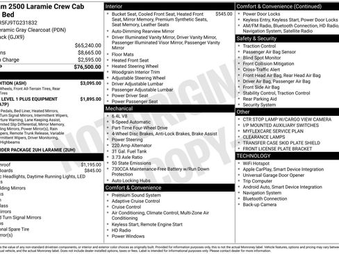 New 2026 RAM 2500 Laramie w/ Night Edition AWD/4WD image 3