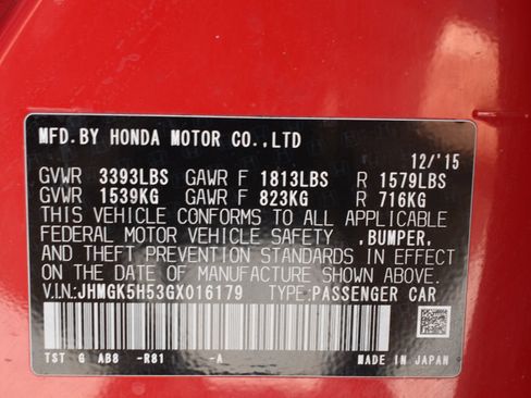 Used 2016 Honda Fit LX image 33
