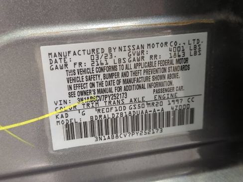 Used 2023 Nissan Sentra SV w/ All-Weather Package FWD image 30