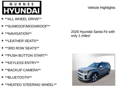 New 2026 Hyundai Santa Fe Limited image 9