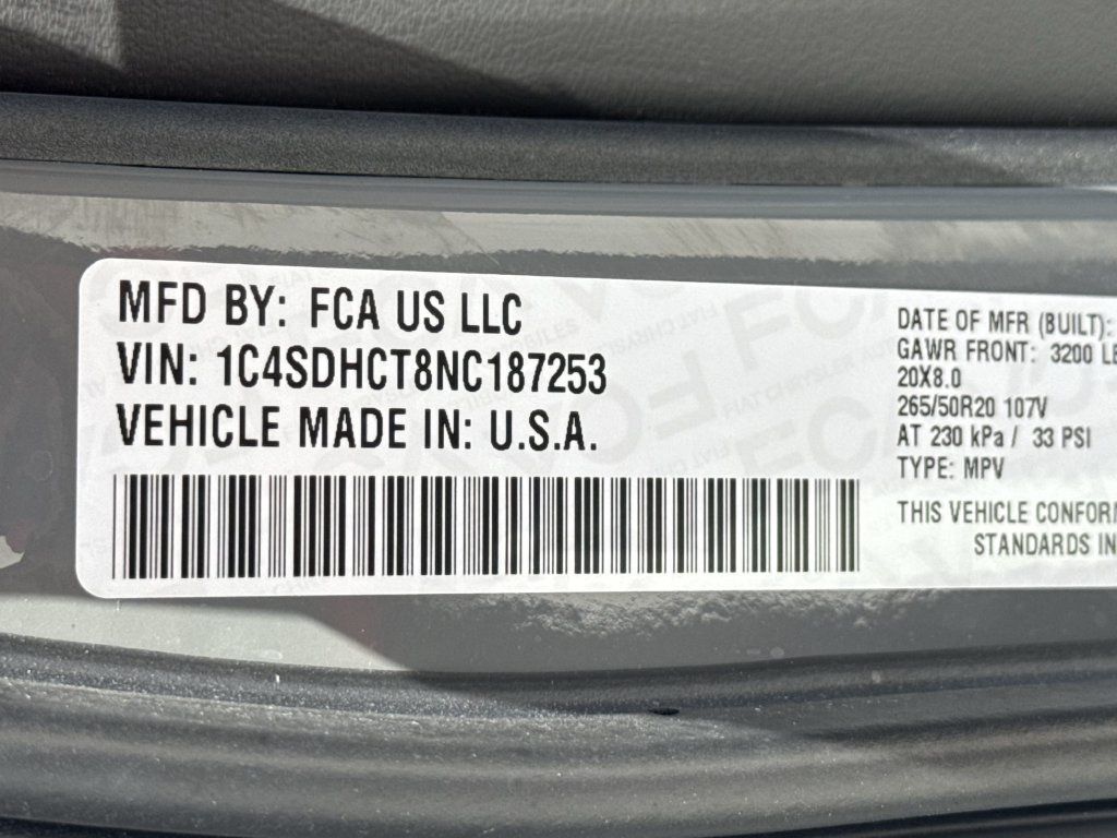 Used 2022 Dodge Durango R/T RWD image 33