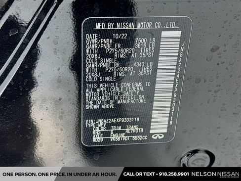 Used 2023 INFINITI QX80 Luxe w/ Cargo Package image 35