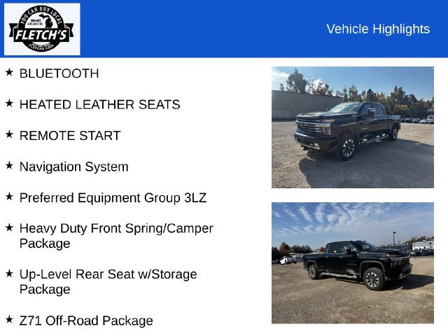 Used 2020 Chevrolet Silverado 2500 High Country w/ Z71 Off-Road Package AWD/4WD image 2