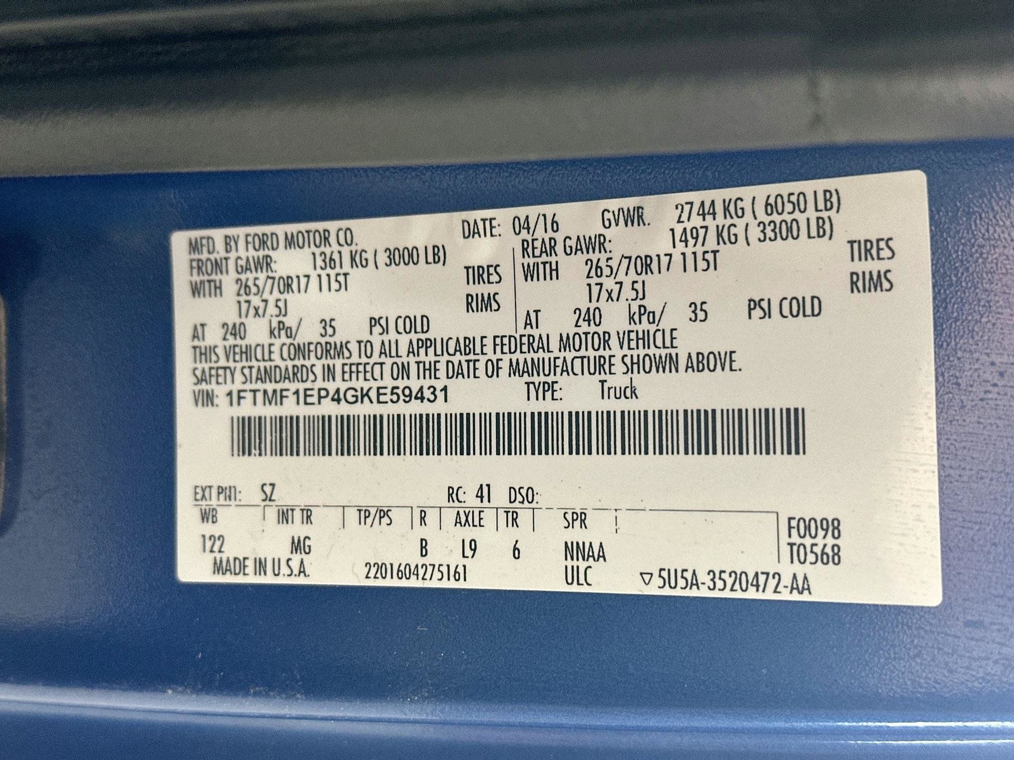 Used 2016 Ford F150 XLT AWD/4WD image 26