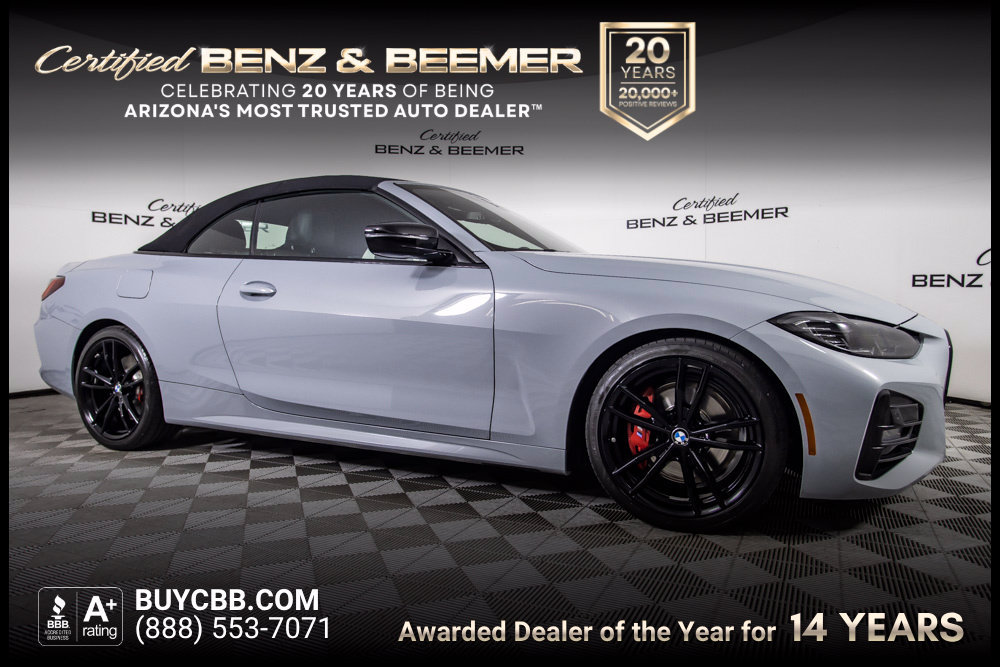 Used 2023 BMW 430i Convertible w/ M Sport Package RWD image 1
