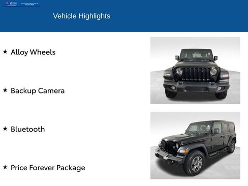 Used 2023 Jeep Wrangler Unlimited Sport w/ Sun And Sound Package AWD/4WD image 2