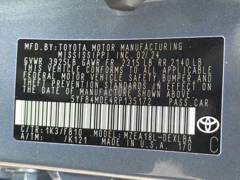 Used 2024 Toyota Corolla LE FWD image 31