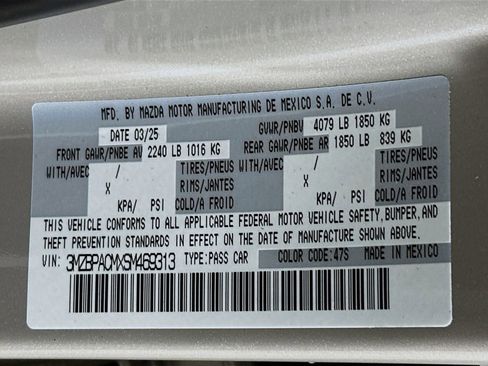 Used 2025 MAZDA MAZDA3 s image 27