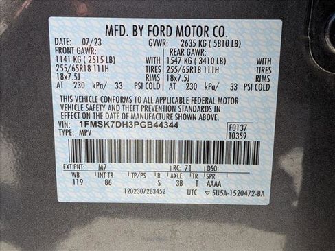 Used 2023 Ford Explorer XLT RWD image 25