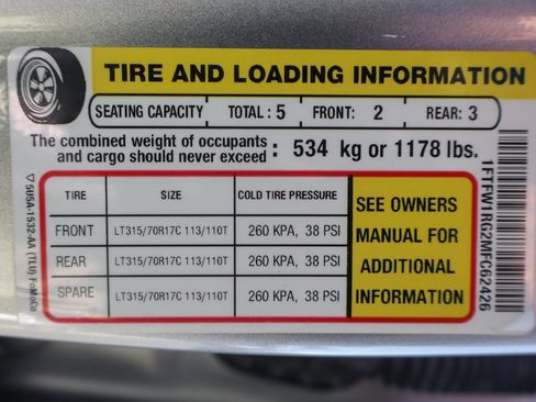 Used 2021 Ford F150 Raptor w/ Equipment Group 801A High image 61