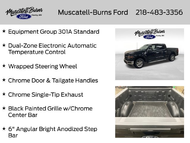 Used 2025 Ford F150 XLT w/ Equipment Group 301A Standard AWD/4WD image 7