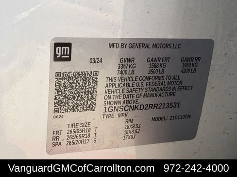 Used 2024 Chevrolet Tahoe LT RWD image 36