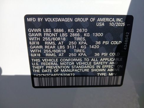 New 2026 Volkswagen Atlas Peak Edition AWD/4WD image 29
