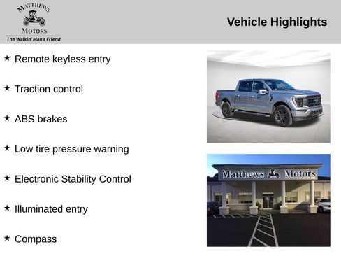 Used 2022 Ford F150 Lariat w/ Equipment Group 502A High image 14