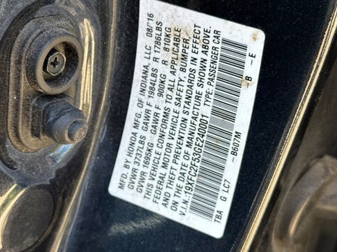 Used 2016 Honda Civic LX image 53