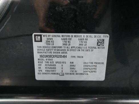 Used 2015 Chevrolet Silverado 1500 LTZ w/ LTZ Plus Package AWD/4WD image 50