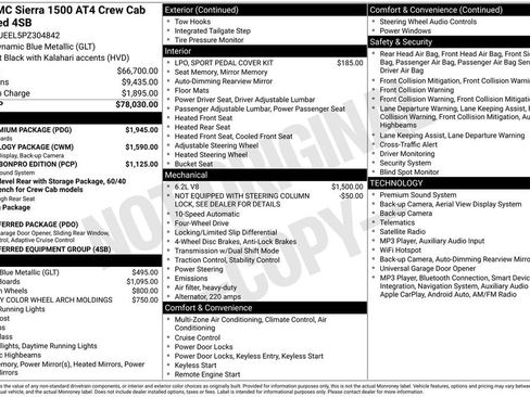 Used 2023 GMC Sierra 1500 AT4 w/ AT4 Premium Package AWD/4WD image 5
