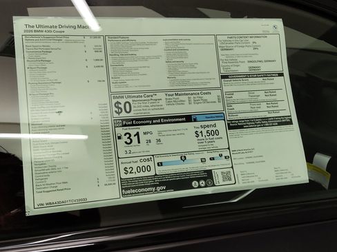 Used 2026 BMW 430i Coupe w/ M Sport Package image 24