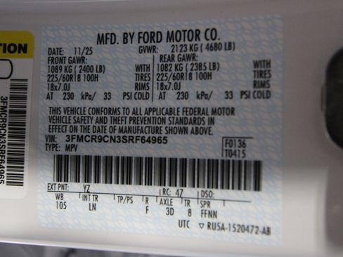 New 2025 Ford Bronco Sport Outer Banks w/ Outer Banks Tech Package+ image 40