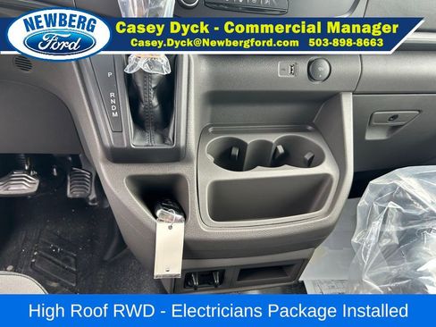 New 2026 Ford Transit 250 148 High Roof w/ Electrician Trade Package RWD image 19