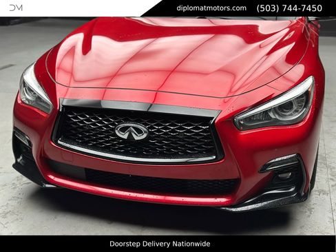 Used 2021 INFINITI Q50 Red Sport 400 w/ Proactive Package image 10