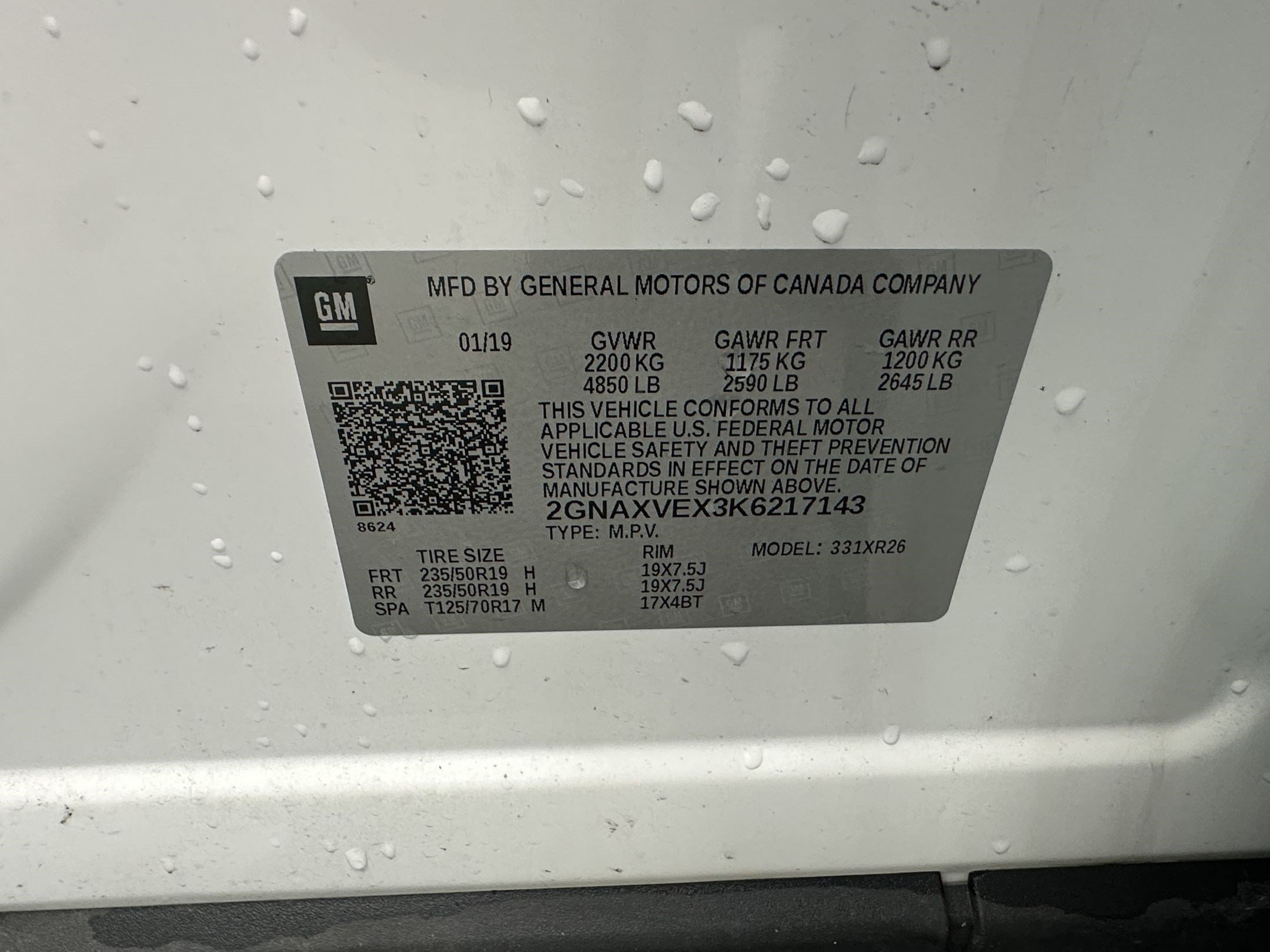 Certified 2019 Chevrolet Equinox LT AWD/4WD image 26