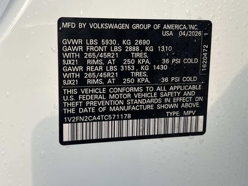 New 2026 Volkswagen Atlas SEL Premium R-Line AWD/4WD image 30