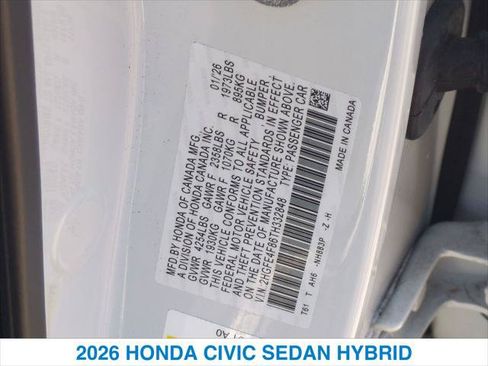 Certified 2026 Honda Civic Sport image 26