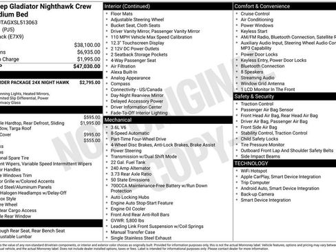 Certified 2025 Jeep Gladiator Sport AWD/4WD image 23