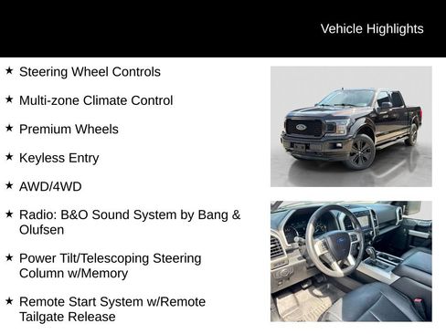 Used 2020 Ford F150 Lariat w/ Equipment Group 502A Luxury AWD/4WD image 31
