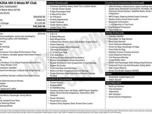 New 2025 MAZDA MX-5 Miata RF Club image 27