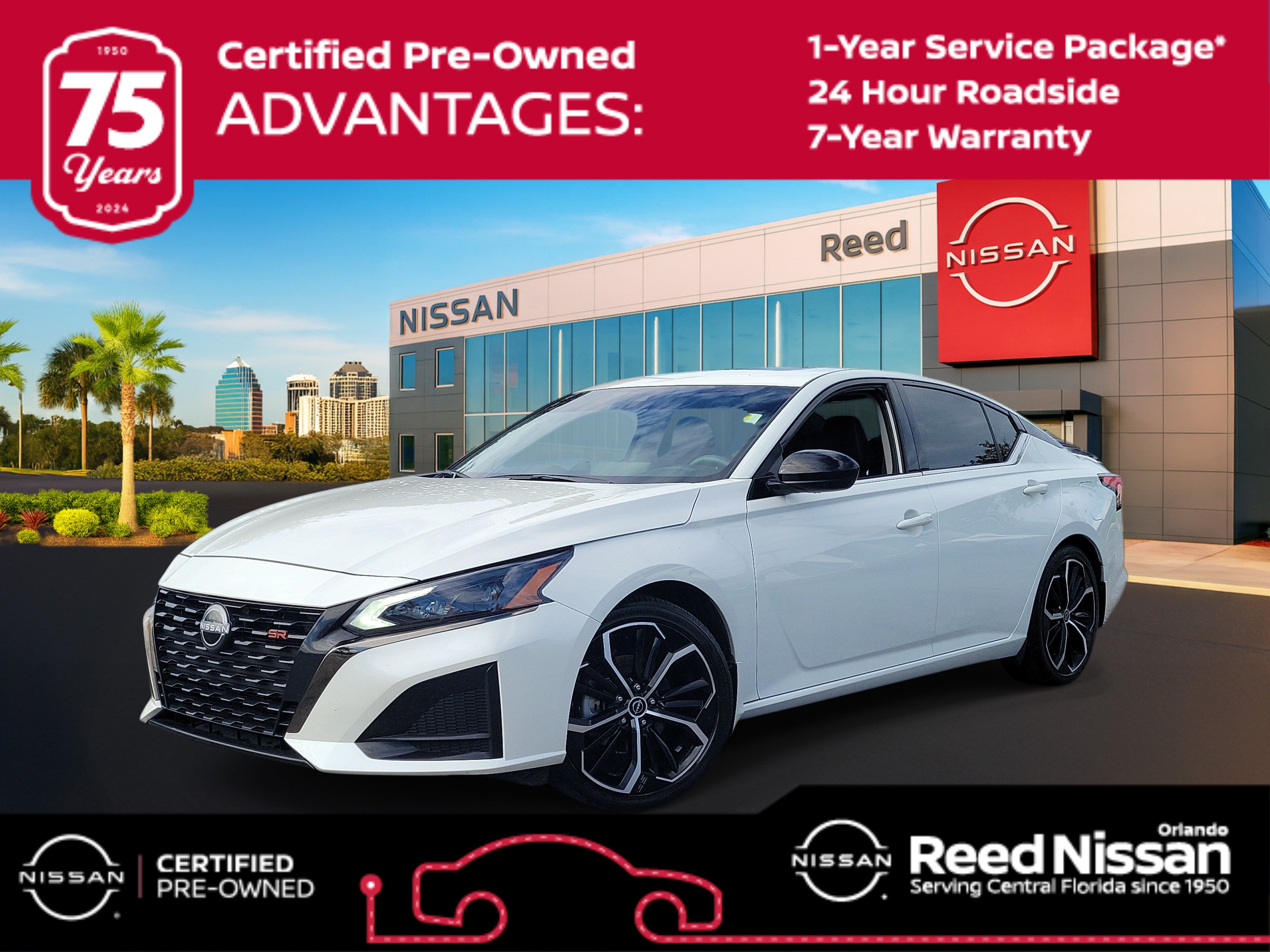 Certified 2024 Nissan Altima 2.5 SR w/ SR Premium Package FWD image 1