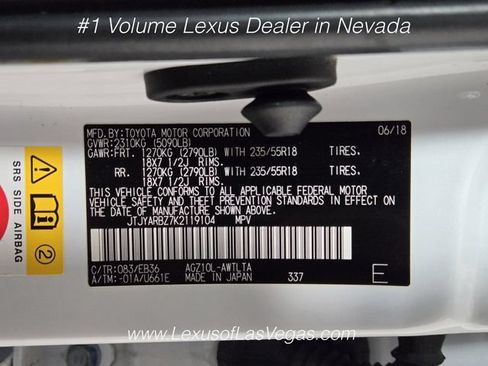 Used 2019 Lexus NX 300 F Sport w/ Accessory Package 2 FWD image 27