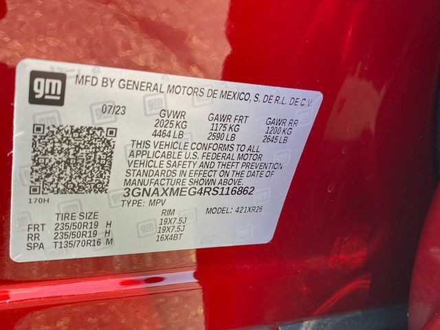 Certified 2024 Chevrolet Equinox RS w/ LPO, Floor Liner Package FWD image 25