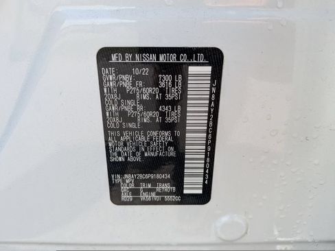Used 2023 Nissan Armada SL w/ Cargo Package RWD image 43