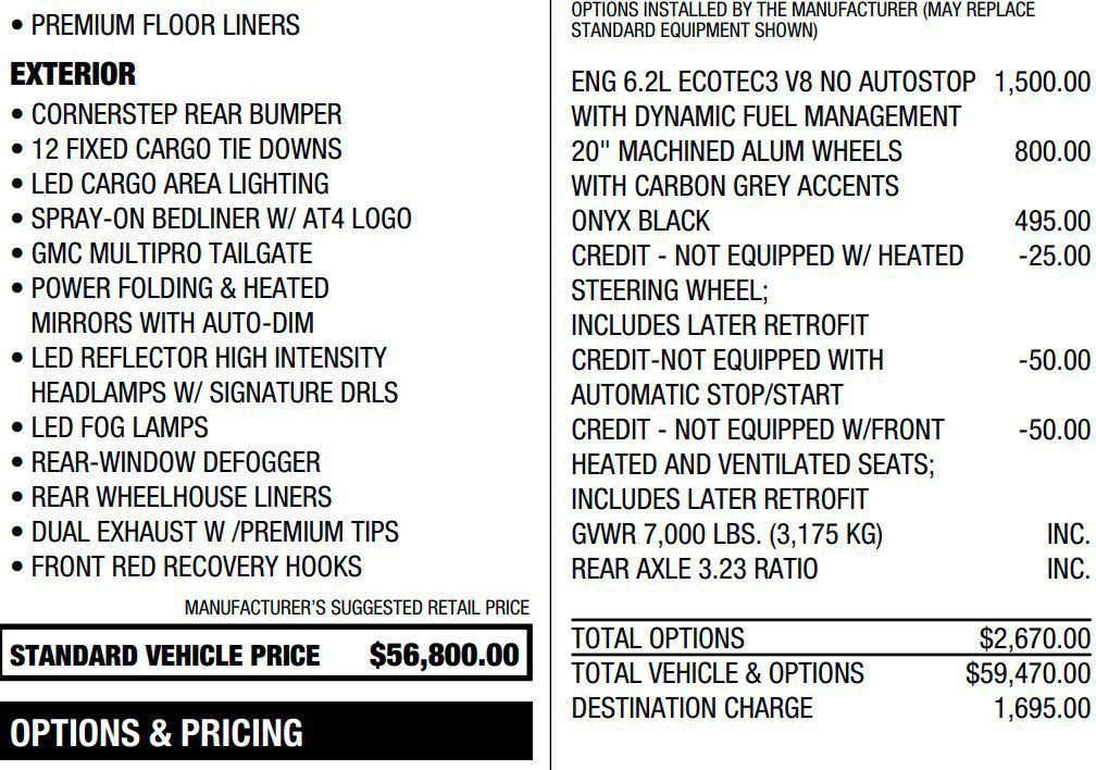 Certified 2022 GMC Sierra 1500 AT4 AWD/4WD image 2