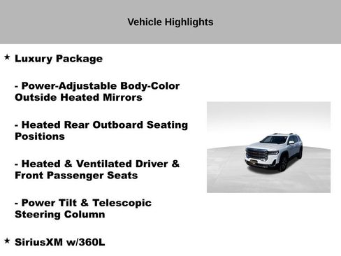 Used 2023 GMC Acadia SLT w/ Preferred Package AWD/4WD image 15