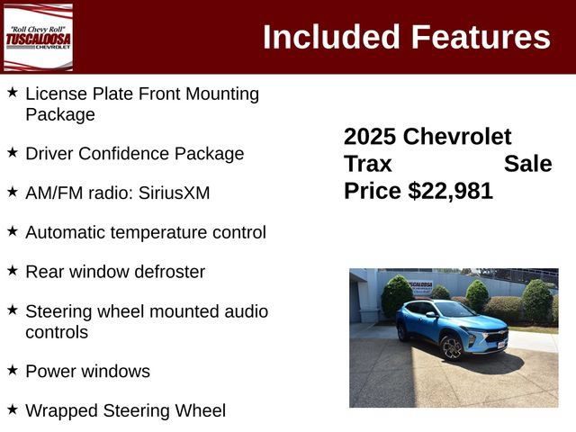 Used 2025 Chevrolet Trax LT w/ Driver Confidence Package FWD image 12