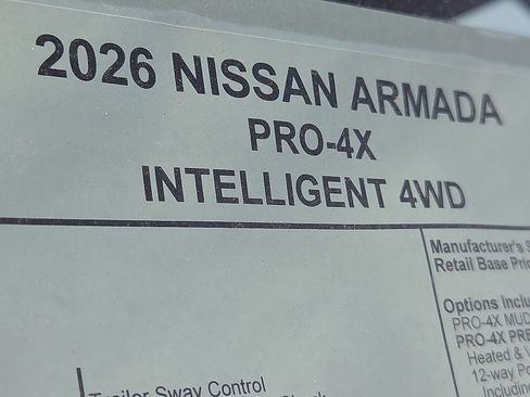New 2026 Nissan Armada PRO-4X image 8