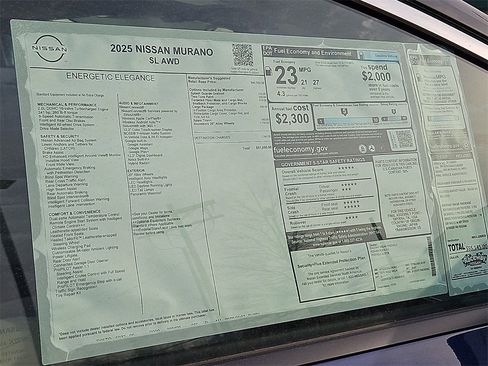 New 2025 Nissan Murano SL w/ Cargo Package image 9