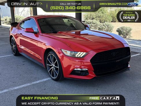 Used 2016 Ford Mustang Premium w/ Wheel & Stripe Package RWD image 1